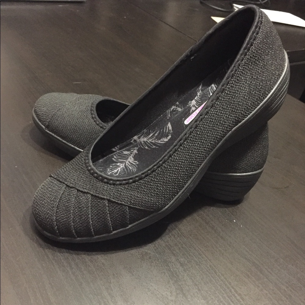 Black Skimmers with 1.5” Heel, Comfortable